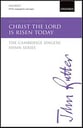 Christ the Lord Is Risen Today SATB choral sheet music cover